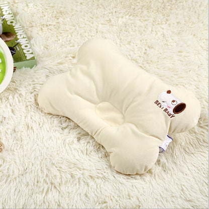 ELECTROPRIME Four Seasons Cervical Protection Anti-head Stereotype Baby Pillow(Yellow)
