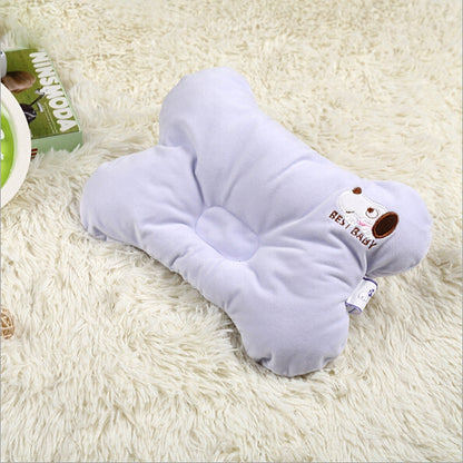ELECTROPRIME Four Seasons Cervical Protection Anti-head Stereotype Baby Pillow(Purple)