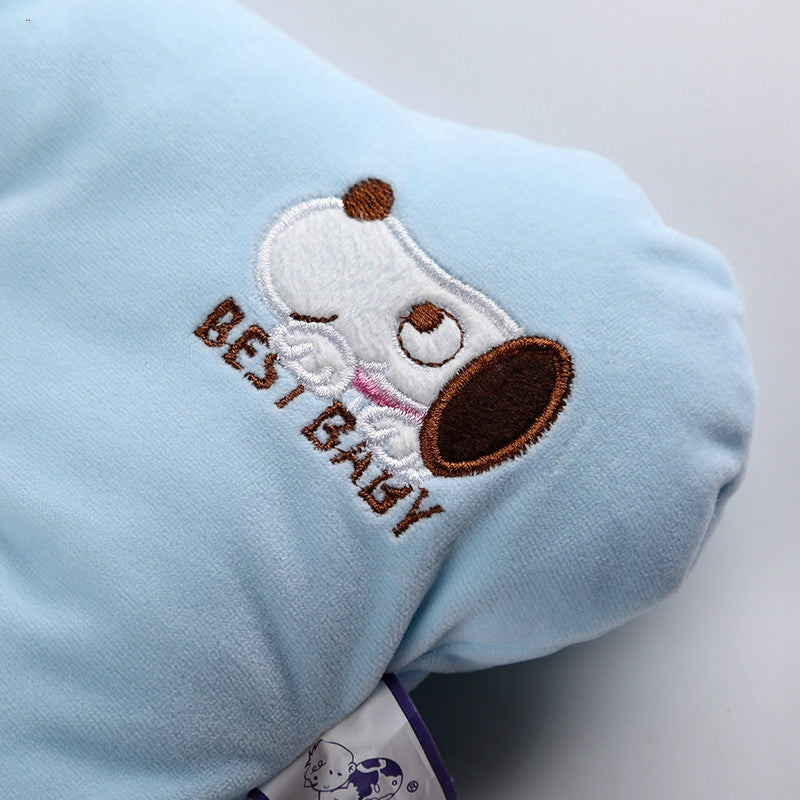 ELECTROPRIME Four Seasons Cervical Protection Anti-head Stereotype Baby Pillow(Purple)