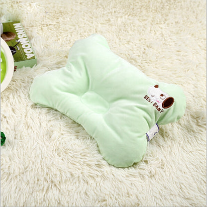 ELECTROPRIME Four Seasons Cervical Protection Anti-head Stereotype Baby Pillow(Green)