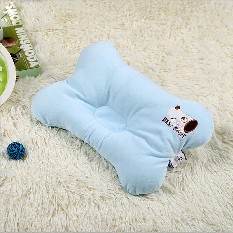 ELECTROPRIME Four Seasons Cervical Protection Anti-head Stereotype Baby Pillow(Blue)