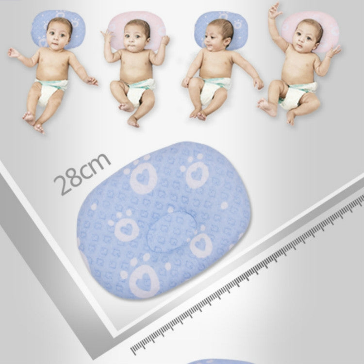 ELECTROPRIME Baby Pillow Jacquard Styling Pillow Baby Pillow Four Seasons Anti-head Children Sleeping Pillow(blue)