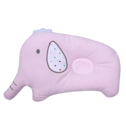 ELECTROPRIME Baby Breathable Elephant Neck Cervical Pillow Anti-head Correction Head Shape Pillow(Red)