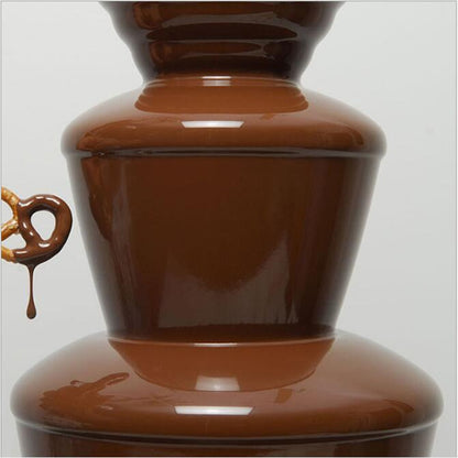 ELECTROPRIME 4 Layers Electrical Chocolate Fountain Chocolate Melt Fondue Waterfall Machine