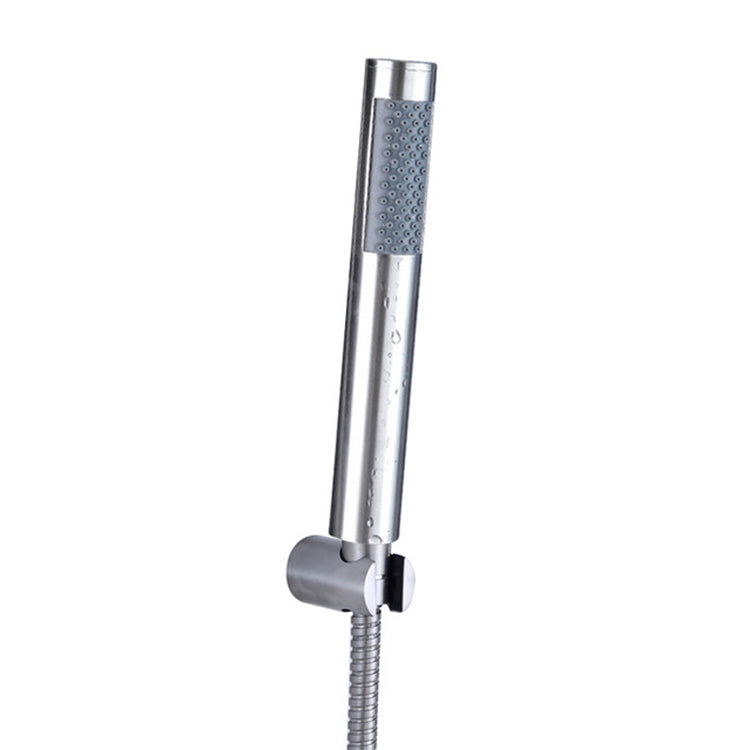 ELECTROPRIME Three-piece Suit Bathroom Water Saving Pressurization Stainless Steel Round Bar Handheld Nozzle Shower Head