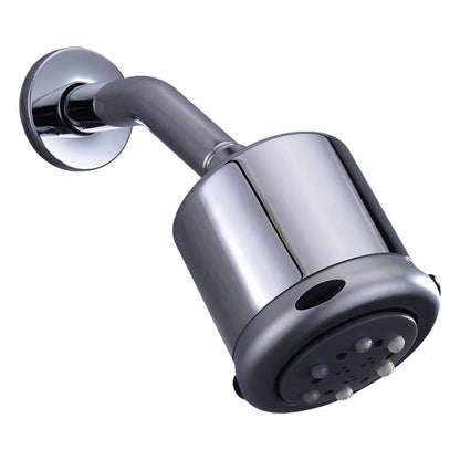 ELECTROPRIME Air Boosted Water Saving Dark Wall Mounted Shower Head