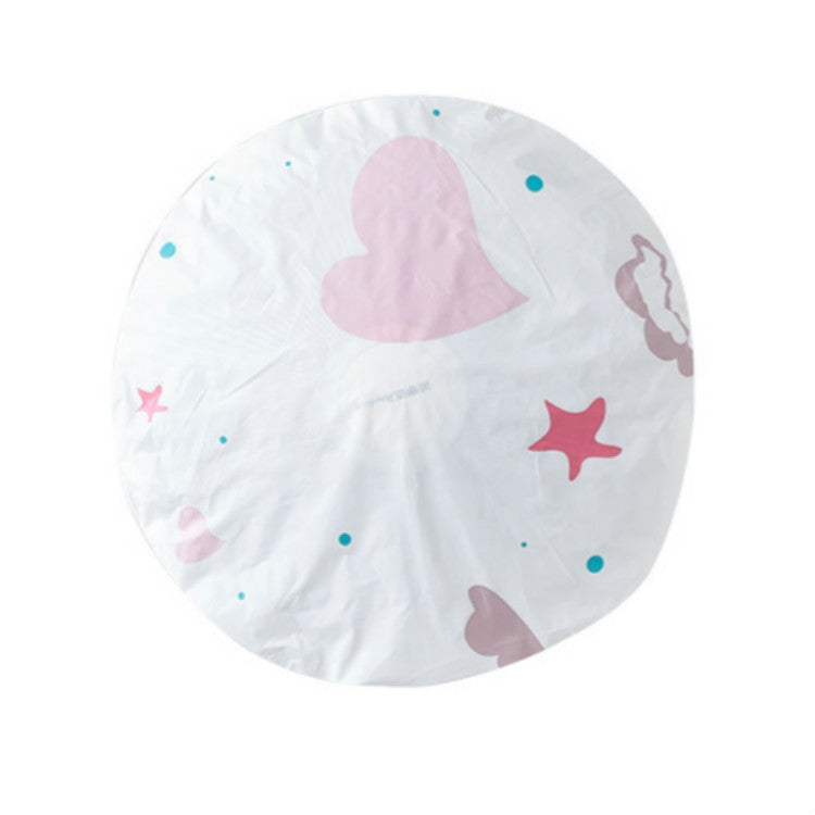 ELECTROPRIME 48cm Modern Minimalist Floral Fan Dust Cover Floor Fan Cover(Pink Love)