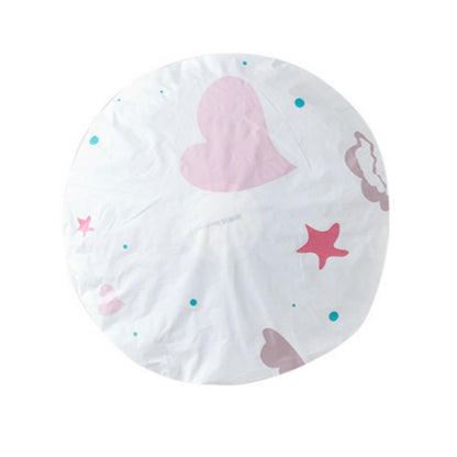 ELECTROPRIME 48cm Modern Minimalist Floral Fan Dust Cover Floor Fan Cover(Pink Love)