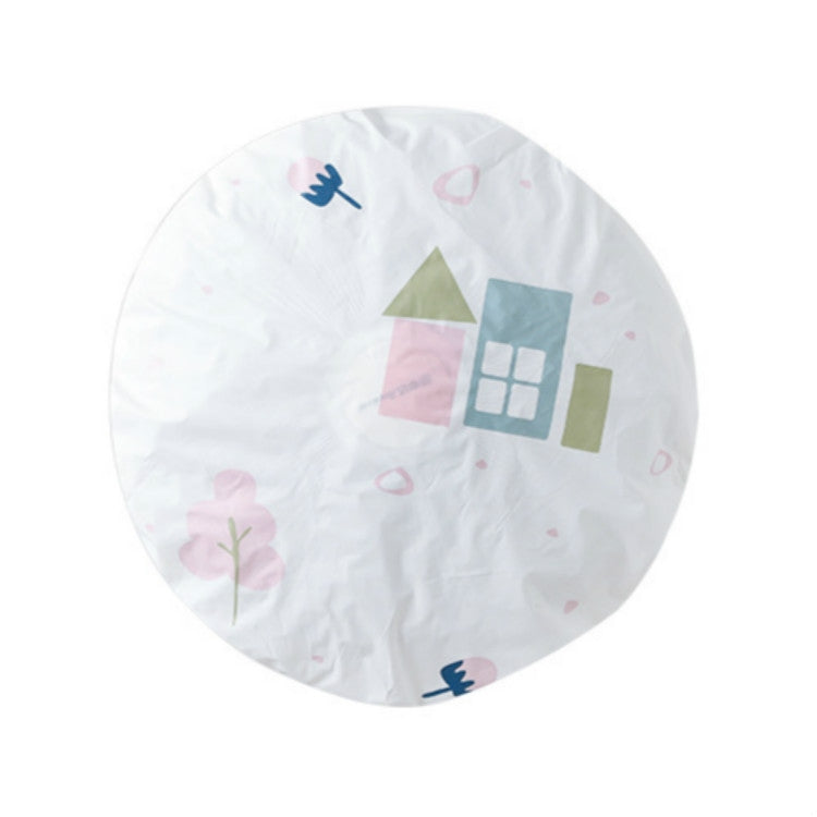 ELECTROPRIME 48cm Modern Minimalist Floral Fan Dust Cover Floor Fan Cover(Green House)