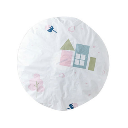 ELECTROPRIME 48cm Modern Minimalist Floral Fan Dust Cover Floor Fan Cover(Green House)