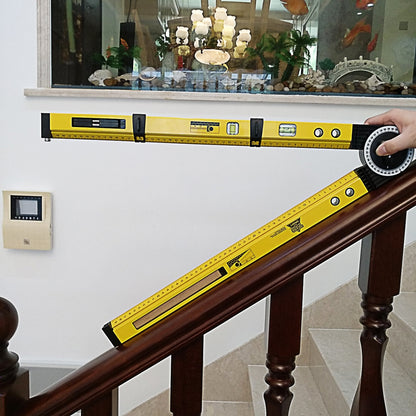 ELECTROPRIME 0-270 Degrees Multi-function Line Gauge Woodworking Scriber Compass Slope Measurement Angle Meter