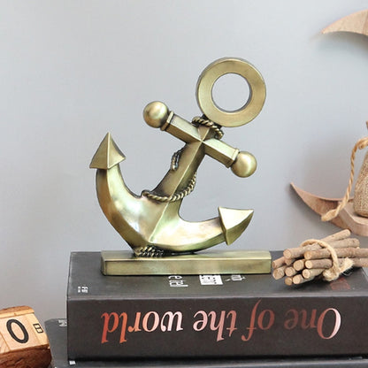 ELECTROPRIME Retro Wrought Iron Anchor Model Ornaments Creative Counter Display Decoration Furnishings