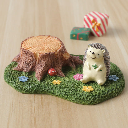 ELECTROPRIME Pastoral Micro Landscape Landscaping Resin Ornaments Without Hedgehog