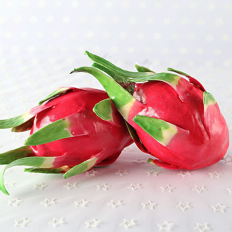 ELECTROPRIME Simulation Fruit Model Dragon Fruit Ornaments Photography Props Home Decoration Window Display