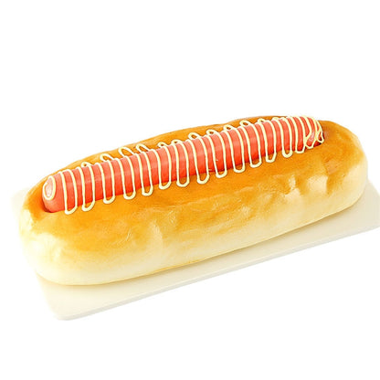 ELECTROPRIME PU Simulation Bread Model Ham Bread Display Photography Props Home Decoration Window Display