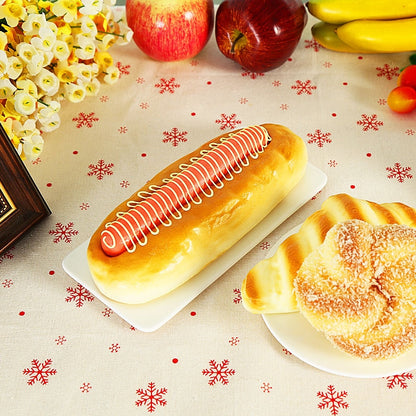 ELECTROPRIME PU Simulation Bread Model Ham Bread Display Photography Props Home Decoration Window Display