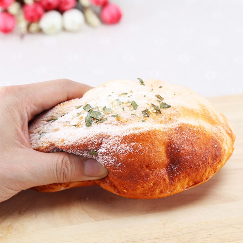 ELECTROPRIME PU Simulation Coconut Bread Photography Props Home Engineering Soft Decorative Window Display