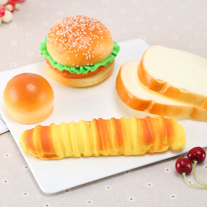 ELECTROPRIME PU Simulation Small Caterpillar Bread Model Photography Props Home Decoration Window Display