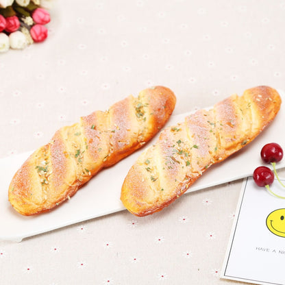 ELECTROPRIME PU Simulation S-shaped Sesame Bread Model Photography Props Home Engineering Window Display