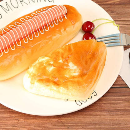 ELECTROPRIME Simulation PU Bread Model Photography Props Home Engineering Bakery Window Display