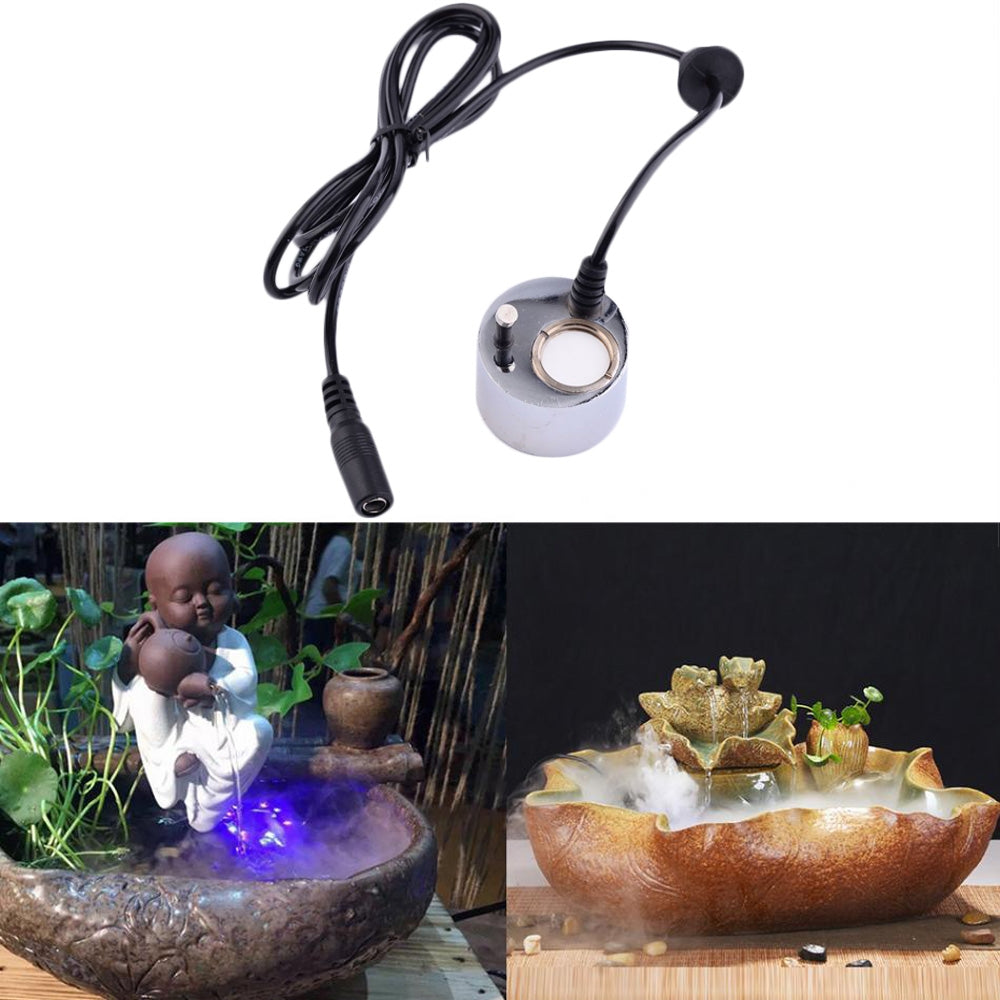 ELECTROPRIME Mini Air Humidifier Color Changing Ultrasonic Household Mist Maker Portable Water Mist for Pond  / Water Tank