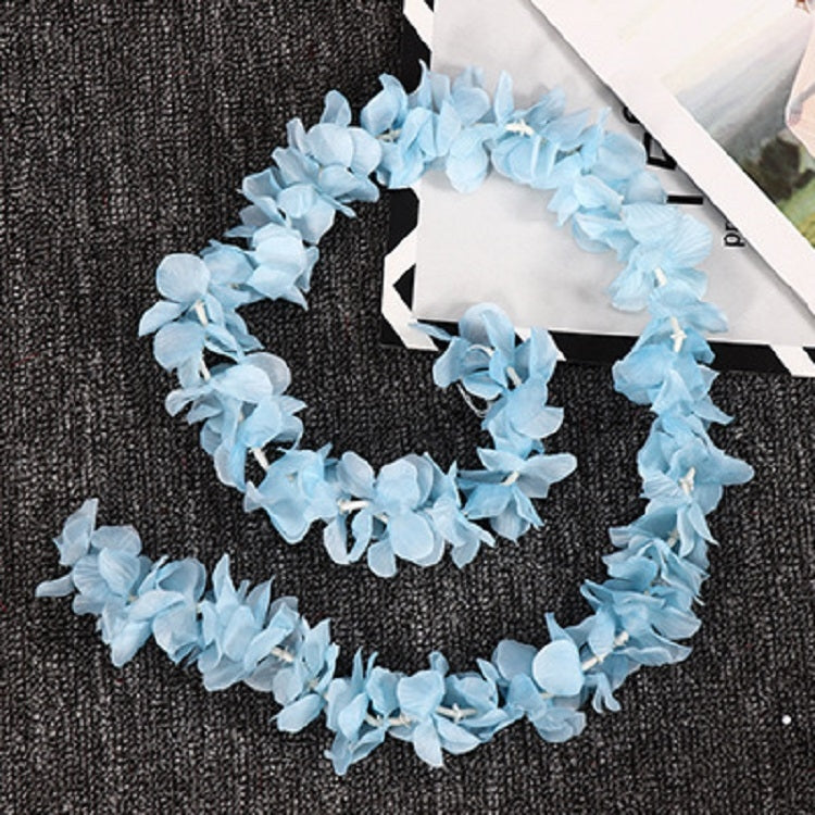 ELECTROPRIME 10 PCS 1M Simulation Orchids String Wedding Arrangement Flower Strip Stage Decoration Supplies(Blue)