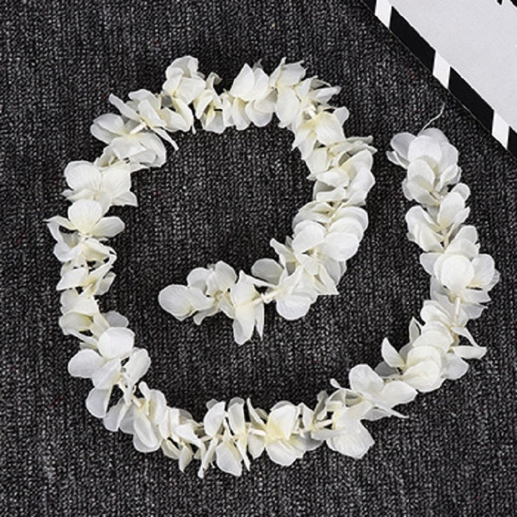 ELECTROPRIME 10 PCS 1M Simulation Orchids String Wedding Arrangement Flower Strip Stage Decoration Supplies(Milk White)