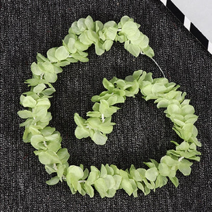 ELECTROPRIME 10 PCS 1M Simulation Orchids String Wedding Arrangement Flower Strip Stage Decoration Supplies(Light Green)