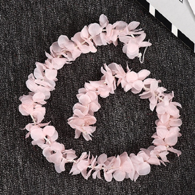 ELECTROPRIME 10 PCS 1M Simulation Orchids String Wedding Arrangement Flower Strip Stage Decoration Supplies(Meat Pink)