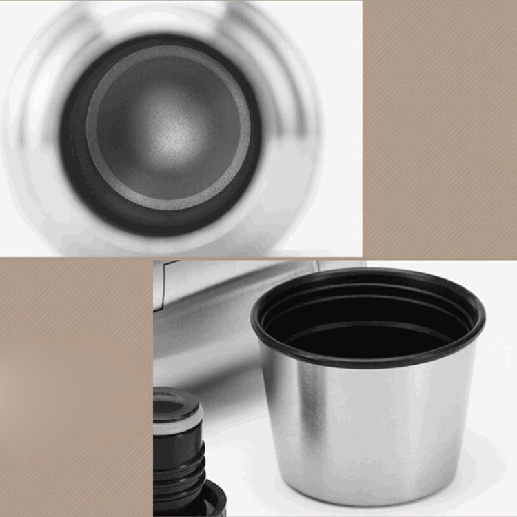 ELECTROPRIME Outdoor Travel Household Stainless Steel Vacuum Insulation Pot, Capacity: 1L