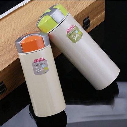 ELECTROPRIME Jiadabao Student Child Portable Stainless Steel Double Insulated Cup Random Color Delivery, Capacity: 300mL