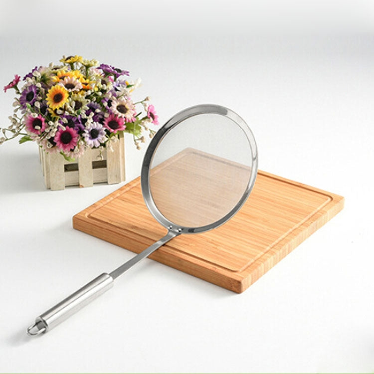 ELECTROPRIME Stainless Steel Fruit Juice Soy Milk Oil Case Hot Pot Flour Dregs Filter Grease Leak, Specification: 16cm