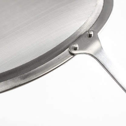 ELECTROPRIME Stainless Steel Fruit Juice Soy Milk Oil Case Hot Pot Flour Dregs Filter Grease Leak, Specification: 16cm