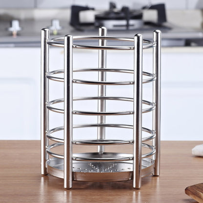 ELECTROPRIME 304 Stainless Steel Chopsticks Cage Drain Rack Knife Fork Storage Box Kitchen Supplies Chopsticks Box