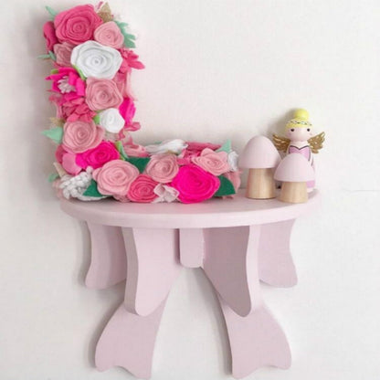 ELECTROPRIME Wooden Bow Racks Children Room Cute Decoration Holder(Green)