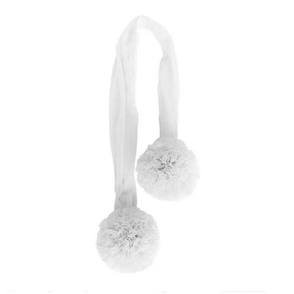 ELECTROPRIME Tent Yarn Ball Hair Ball Pendant Wall Party Decoration(White)