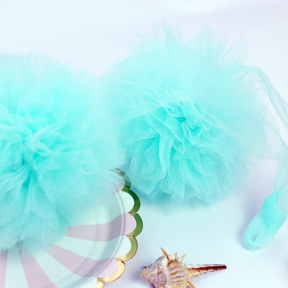 ELECTROPRIME Tent Yarn Ball Hair Ball Pendant Wall Party Decoration(Green)