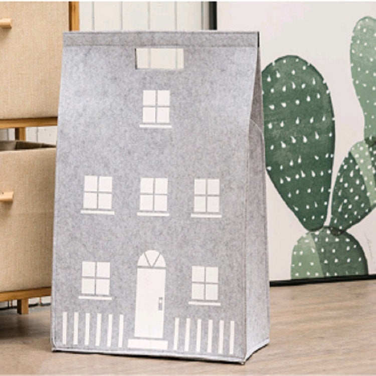 ELECTROPRIME Handmade Kindergarten Children Clothing Store Storage Barrel Felt Storage Box Toys Storage Box