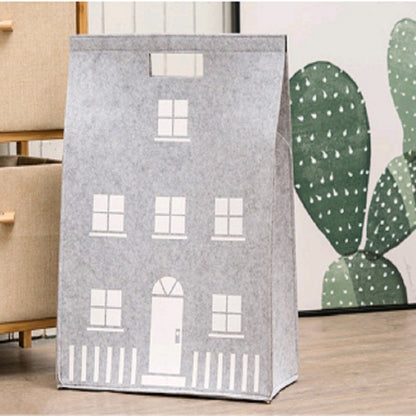 ELECTROPRIME Handmade Kindergarten Children Clothing Store Storage Barrel Felt Storage Box Toys Storage Box