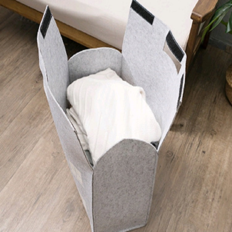 ELECTROPRIME Handmade Kindergarten Children Clothing Store Storage Barrel Felt Storage Box Toys Storage Box