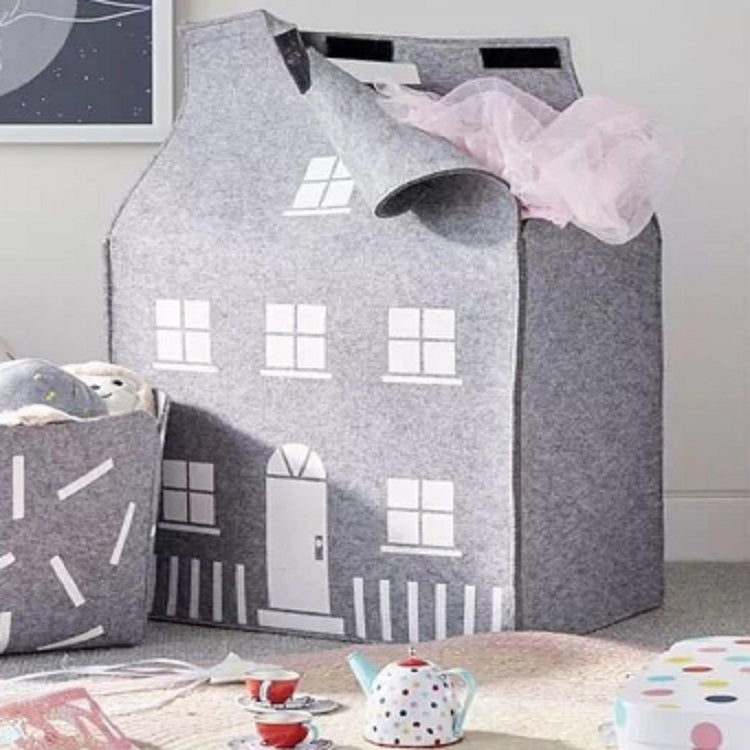 ELECTROPRIME Handmade Kindergarten Children Clothing Store Storage Barrel Felt Storage Box Toys Storage Box