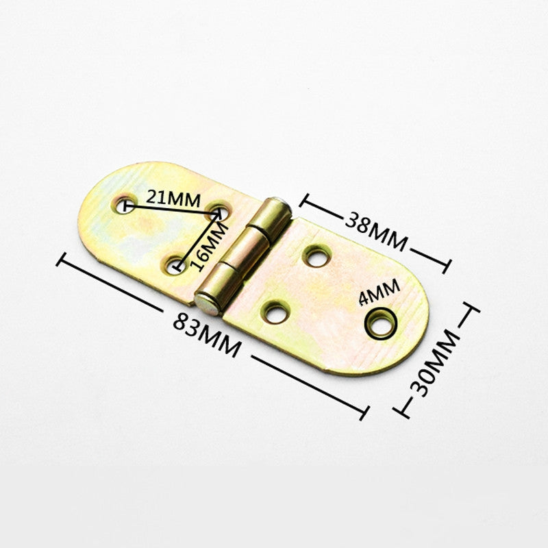 ELECTROPRIME 2 PCS Round Old-fashioned Hinge Flap Hinge Lumbar Hinge