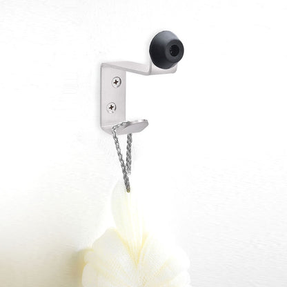 ELECTROPRIME Stainless Steel Rubber Hook, Specification: Door Top Rack with Hook (Brushed)
