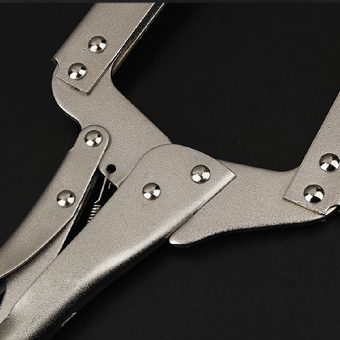 ELECTROPRIME C-shape Square Mouth Strong Fixed Pliers Electric Welding, Size:14 inch