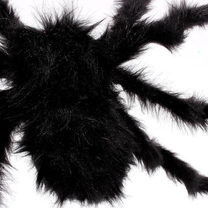 ELECTROPRIME Creative Halloween Party Black Plush Spider Decoration, Size:75cm