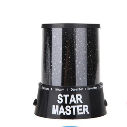 ELECTROPRIME 2 PCS Star Master USB Projection Lamp Romantic Starry Sky LED Night Light(Black)