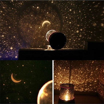 ELECTROPRIME 2 PCS Star Master USB Projection Lamp Romantic Starry Sky LED Night Light(Blue)