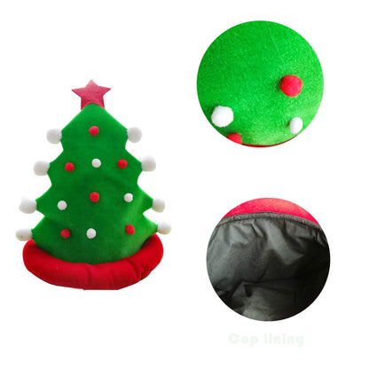 ELECTROPRIME Christmas Tree Hat Funny Adult Hat Christmas DecorationParty Supplies