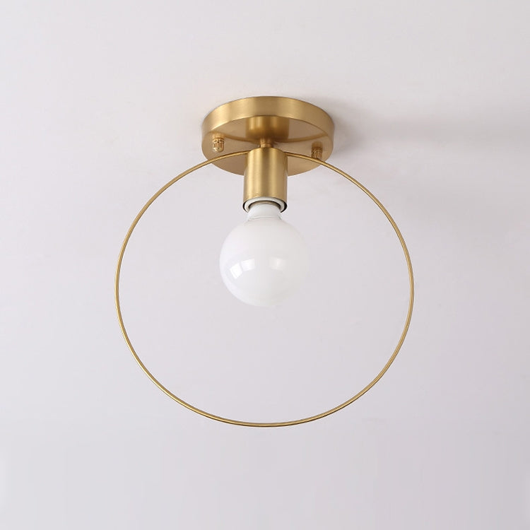 ELECTROPRIME Simple Modern Aisle Copper Lamp with 5W Three-color Light( Ceiling Type)