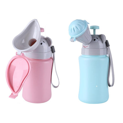 ELECTROPRIME Portable Kids Urinal Car Toilet Reusable Pee Bottle(Blue For Boy)